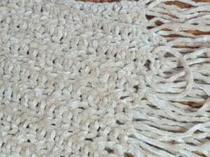 Handmade crochet scarf