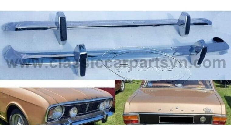 Ford Lotus Cortina MK2 bumpers with overriders