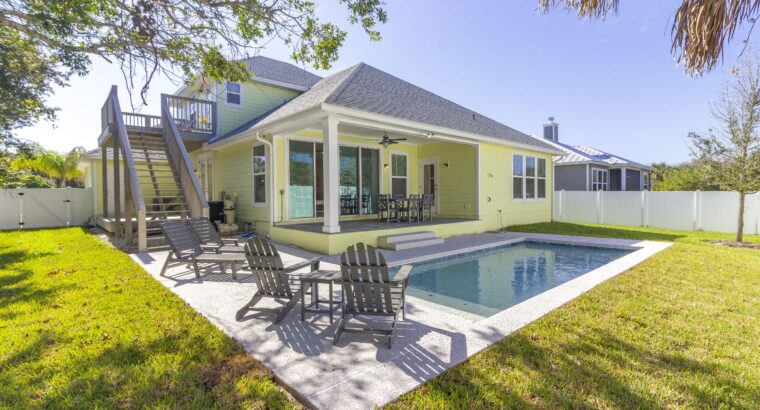 New Home  ~ Heated Pool ~ Professionally Decorated ~ Steps to the Beach!!!