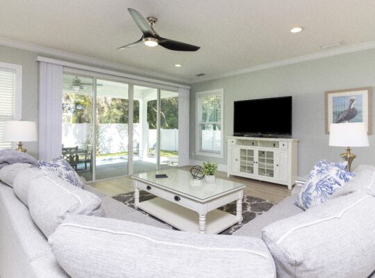 New Home  ~ Heated Pool ~ Professionally Decorated ~ Steps to the Beach!!!
