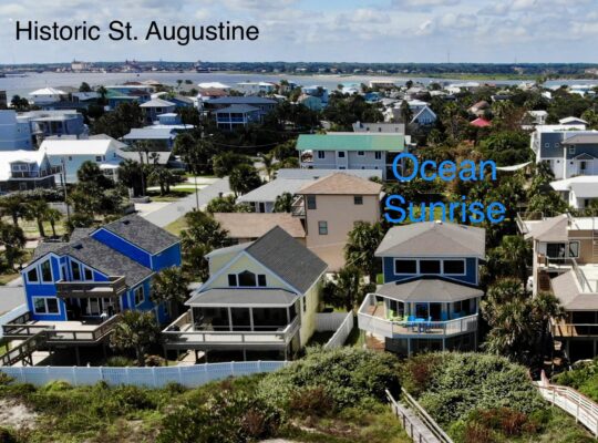 Vilano Beach ~ Oceanfront Home ~ Private Walkover!