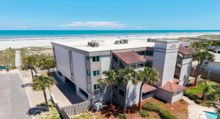 Beautiful St Augustine Beach Oceanfront Condo  ~ CHECK OUT THE VIEWS!