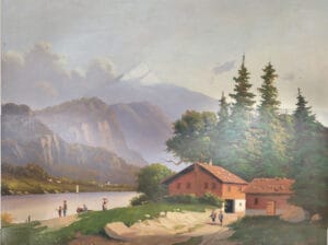 Original Coastal Oil Painting — 24×36, Framed